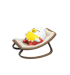 動く 3D擦れうさぎJr.（個別スタンプ：11）