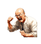 頭脳が小学生な中年男性（個別スタンプ：11）