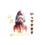 動く！ニットが可愛い こぐま達 日常 冬（個別スタンプ：10）