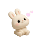 わがままで純粋で一途なうさぎ（個別スタンプ：17）