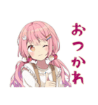 ふんわりかわいい女の子の冬（個別スタンプ：7）