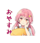 ふんわりかわいい女の子の冬（個別スタンプ：32）