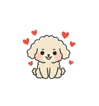 クレヨン画トイプー アプリコット(日常会話（個別スタンプ：19）