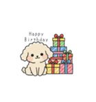 クレヨン画トイプー アプリコット(日常会話（個別スタンプ：39）