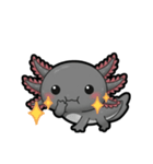 ウーパくん 育成2 ブラック（個別スタンプ：4）