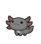 ウーパくん 育成2 ブラック（個別スタンプ：22）