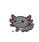 ウーパくん 育成2 ブラック（個別スタンプ：24）