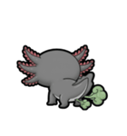 ウーパくん 育成2 ブラック（個別スタンプ：26）