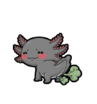 ウーパくん 育成2 ブラック（個別スタンプ：27）