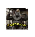 ゴリラ様！動く3(改訂版)（個別スタンプ：22）