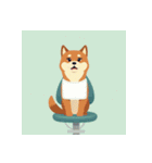 柴犬の新日常5（個別スタンプ：4）