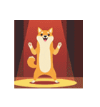 柴犬の新日常5（個別スタンプ：10）