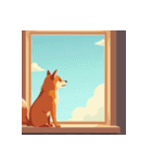 柴犬の新日常5（個別スタンプ：13）