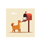柴犬の新日常5（個別スタンプ：15）