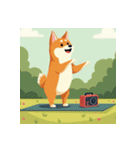 柴犬の新日常5（個別スタンプ：16）