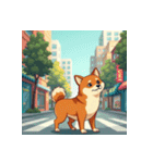 柴犬の新日常5（個別スタンプ：18）