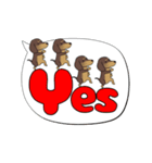 激しく尻尾をふるイヌ【でか文字篇】（個別スタンプ：10）