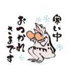 鳥獣戯画【年末年始の巻】（個別スタンプ：4）