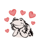 鳥獣戯画【年末年始の巻】（個別スタンプ：8）