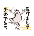 鳥獣戯画【年末年始の巻】（個別スタンプ：26）