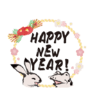 鳥獣戯画【年末年始の巻】（個別スタンプ：29）