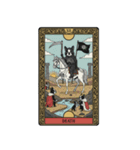 ボストンテリアのタロットカード（個別スタンプ：14）