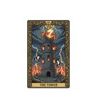 ボストンテリアのタロットカード（個別スタンプ：17）