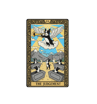 ボストンテリアのタロットカード（個別スタンプ：21）