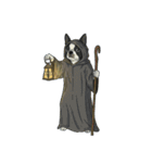 ボストンテリアのタロットカード（個別スタンプ：24）