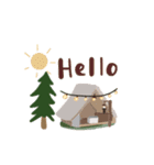 癒し かわいい キャンプ（個別スタンプ：1）