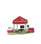 癒し かわいい キャンプ（個別スタンプ：19）