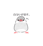 おふざけ文鳥（個別スタンプ：5）