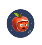 爆笑★3Dフルーツのコミカルスタンプ（個別スタンプ：3）