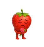 爆笑★3Dフルーツのコミカルスタンプ（個別スタンプ：5）