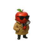 爆笑★3Dフルーツのコミカルスタンプ（個別スタンプ：6）