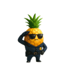 爆笑★3Dフルーツのコミカルスタンプ（個別スタンプ：8）