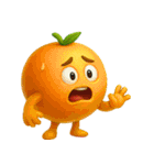 爆笑★3Dフルーツのコミカルスタンプ（個別スタンプ：11）