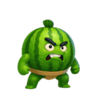 爆笑★3Dフルーツのコミカルスタンプ（個別スタンプ：12）