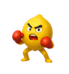 爆笑★3Dフルーツのコミカルスタンプ（個別スタンプ：14）