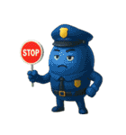 爆笑★3Dフルーツのコミカルスタンプ（個別スタンプ：20）