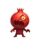 爆笑★3Dフルーツのコミカルスタンプ（個別スタンプ：21）