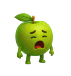 爆笑★3Dフルーツのコミカルスタンプ（個別スタンプ：23）