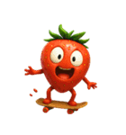 爆笑★3Dフルーツのコミカルスタンプ（個別スタンプ：27）