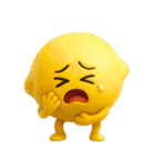 爆笑★3Dフルーツのコミカルスタンプ（個別スタンプ：32）