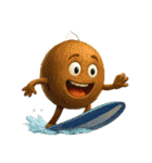 爆笑★3Dフルーツのコミカルスタンプ（個別スタンプ：35）