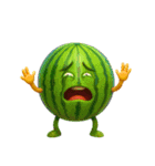 爆笑★3Dフルーツのコミカルスタンプ（個別スタンプ：38）