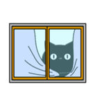 ぼく黒猫挨拶ほどほどに（個別スタンプ：8）