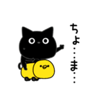 ぼく黒猫挨拶ほどほどに（個別スタンプ：13）