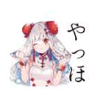 冬のチャイナ娘★美麗ガール（個別スタンプ：3）