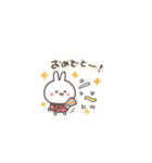 おひとよしウサぴょん＊超ちいさい（個別スタンプ：33）